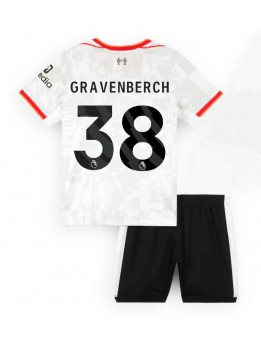 Liverpool Ryan Gravenberch #38 Dječji Rezervni Dres kompleti 2024-25 Kratak Rukavima (+ kratke hlače)